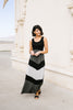 Chevron Skirt Tank Maxi Dress