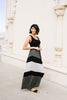 Chevron Skirt Tank Maxi Dress
