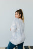 Cloudy With A Chance Of Stars V-Neck In Blue