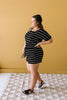 Comfort Stripes Romper In Black