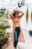Copper Sweater Maxi Cardi