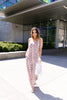 Coral Snakeskin Maxi Dress