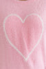 Count The Ways Fuzzy Pullover In Pink