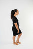 Cute Comfort Dress In Black