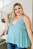 Daisy Woven Cami In Blue