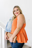 Daisy Woven Cami In Coral