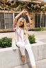 Don't Get Ruffled Snakeskin Top