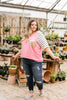 Double Bubble Gum Raglan Top