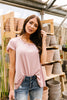 Double Up Top In Mauve