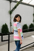 Faded Rainbow V-Neck