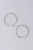 Fiesta Beaded Hoop Earrings