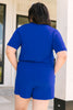 From Romp To Rest Romper in Blue