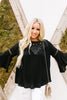 Girl In Black Blouse