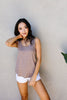 Give Me A Mocha Striped Tank
