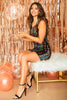 Glittering Resolutions Striped Dress