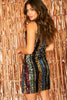 Glittering Resolutions Striped Dress