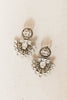 Rhinestone Art Deco Statement Earrings