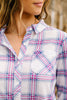 Happy Plaid Button-Down
