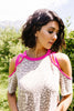 Hot Pink Trim & Spots Top
