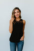 Lace & Shoulders Above The Rest Top In Black