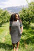 Later Skater T-shirt Dress With Turquoise Trim