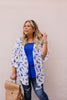 Leavin' Me Blue Chiffon Kimono