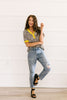 Lemon Leopard Top