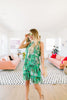 Lush Verdant Ruffles Dress