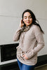 Luxe Velvet Spots Cowl Neck