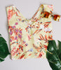Mellow Yellow Floral Fantasy Blouse