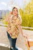 Mellow Yellow Floral Fantasy Blouse
