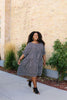 Mini Spots Ruffle Sleeve Dress