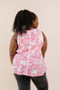 Moody Pink Thermal Tie Dye Top