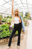 Mountain Pose Mineral Wash Yoga Pants In Black