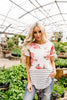 My Garden Overfloweth Top In Ivory