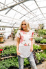 My Garden Overfloweth Top In Ivory