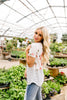 My Garden Overfloweth Top In Ivory