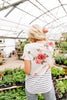 My Garden Overfloweth Top In Ivory