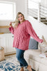 Nantucket Hooded Cable Knit Sweater In Salmon