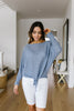 Out Of The Blue Tie-Front Top