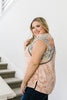 Peach Tapestry Top