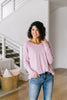 Pink Lavender Textured Top