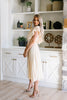 Pretty Pleats With A Cherry On Top Dress