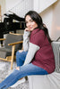 Pure & Simple Raglan Tee In Plum
