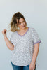 Purple Leopard V-Neck