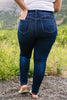 Push Up Jeans In Dark Wash