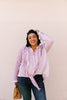 Risky Business Tie Front Blouse