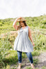 Ruffled V Babydoll Dress In Sage