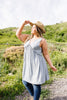 Ruffled V Babydoll Dress In Sage