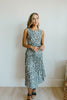 Sage Cheetah Dress